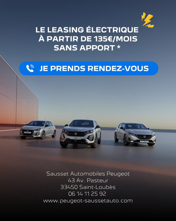 Leasing électrique Peugeot : une solution accessible et accompagnée Leasing électrique Peugeot : une solution accessible et accompagnée
