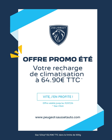 Recharge de climatisation Peugeot : profitez de notre offre été à Saint-Loubès